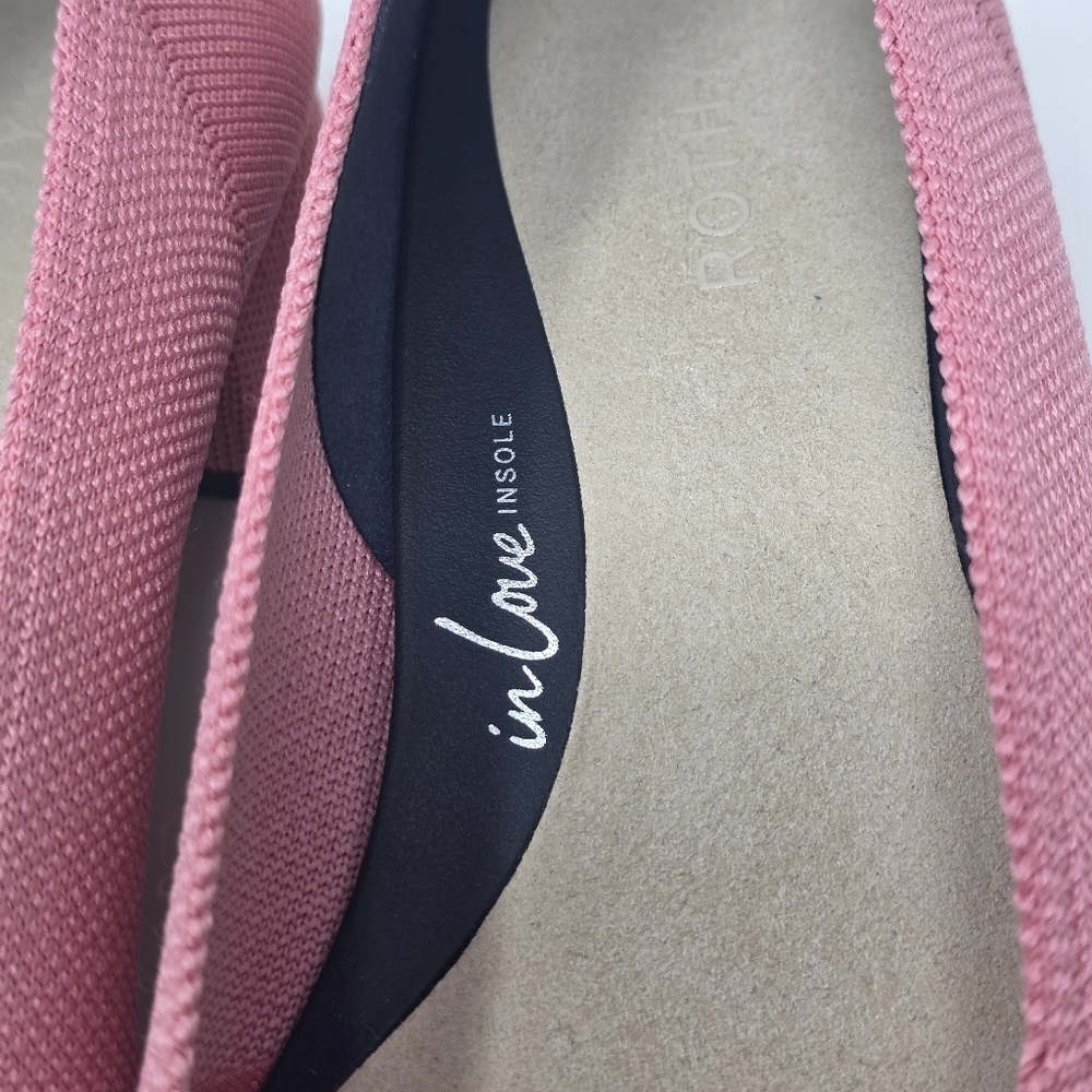 Rothy's Rosepoint Textured Pointed-Toe Low Block Heels - Picture 10 of 10